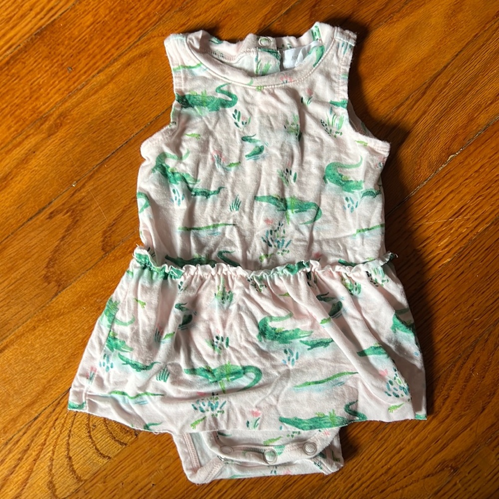 Angel Dear Skirted Bodysuit Romper